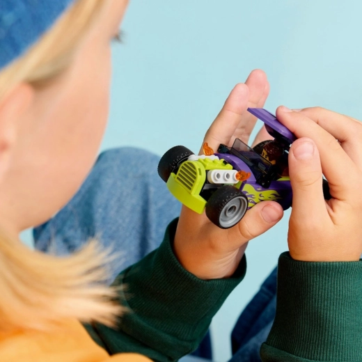 Openklapbaar dak voor eenvoudig speelplezier