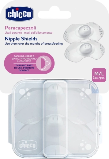 Chicco tepelhoedjes SkinToSkin siliconen 2 stuks M/L