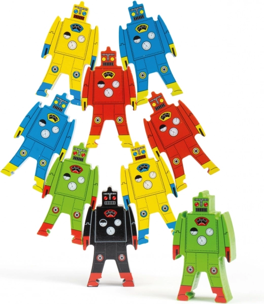 Balancerende houten robots SCHYLLING voor kinderen