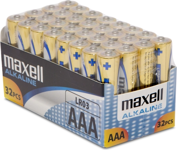 Alkalinebatterijen AAA LR03 1,5 V - 32 stuks