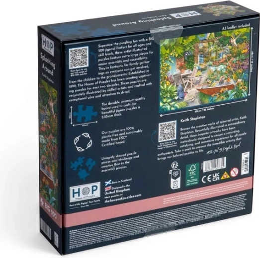 Hoogwaardige afwerking van House of Puzzles
