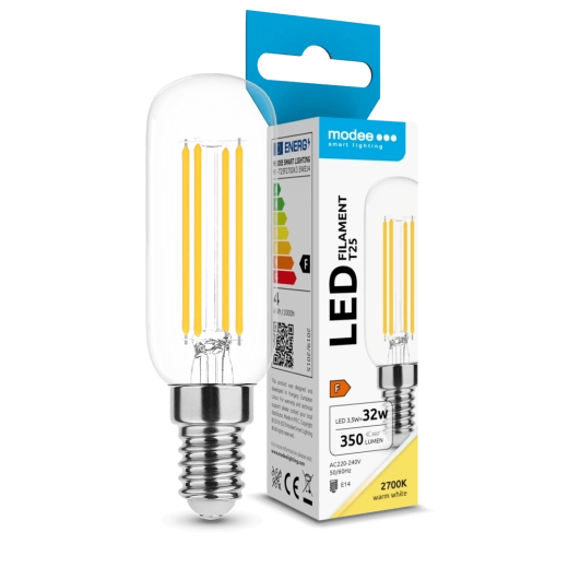 Modee LED gloeilamp filament T25 3,5 W E14 350 lm warm wit