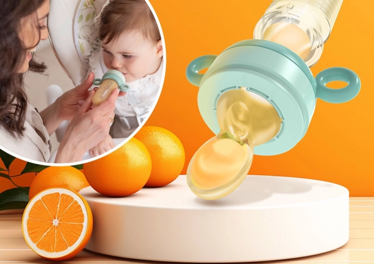 Lepel voor puree en pap 2-in-1