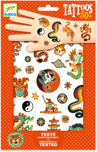 Djeco tatoeages vechtkunst