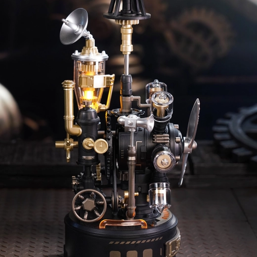 LED-verlichting en stoom-effect