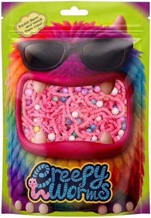 Stnux Creepy Worms roze sensorische wormpjes