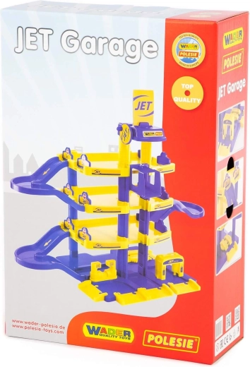 JET-garage met hellingen