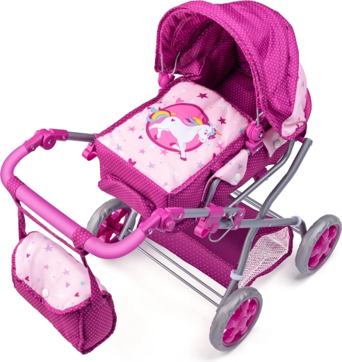 2-in-1: diepe poppenwagen en sportversie