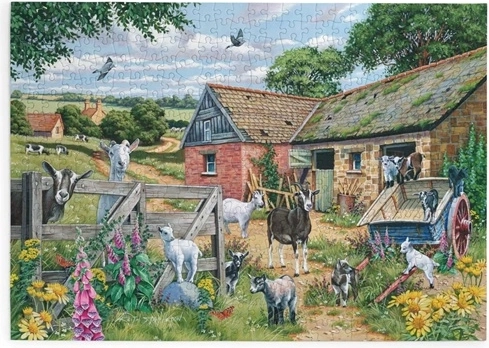 House of Puzzles Vrolijke boerderij – puzzel met 500 extra grote stukjes