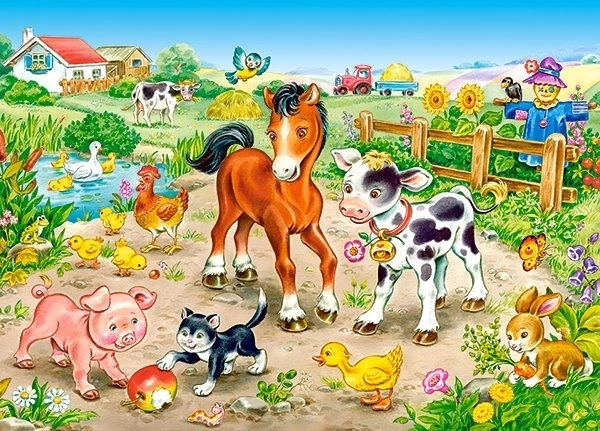 Puzzel 120 stukjes – Op de boerderij