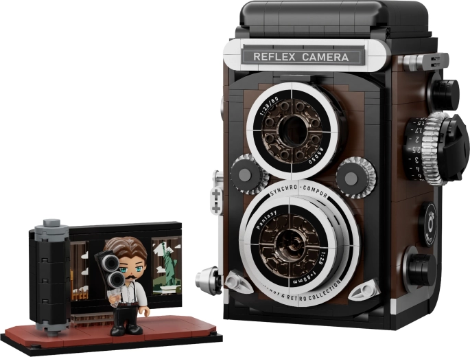 Iconisch TLR-design met twee lenzen