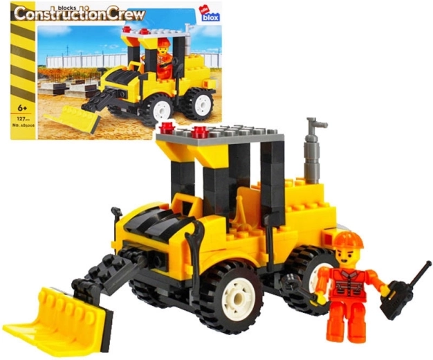 Bouwset bouwmachine met minifiguur