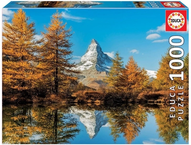 Educa puzzel Herfst Matterhorn Zwitserland 1000 stukjes