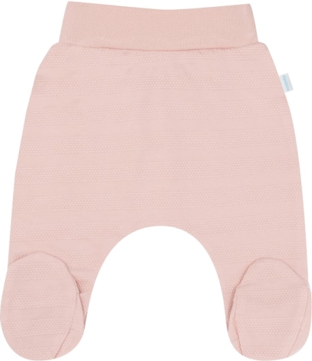 Half-hoge voetbroek met zachte boord en bedekte voetjes