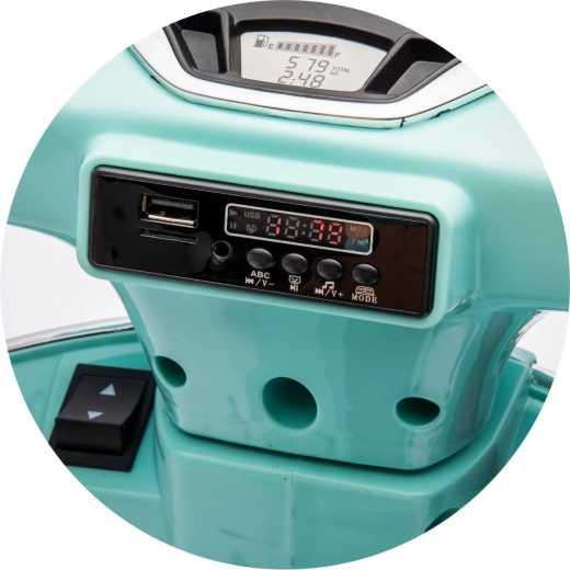 Muziekpaneel en opbergbox