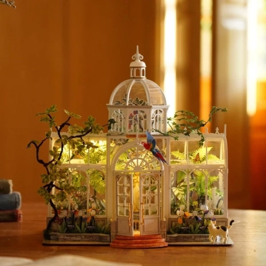 Decoratie die ook met sfeervolle verlichting opvalt