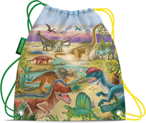 Trekkoordrugzak voor sloffen Jurassic Adventure