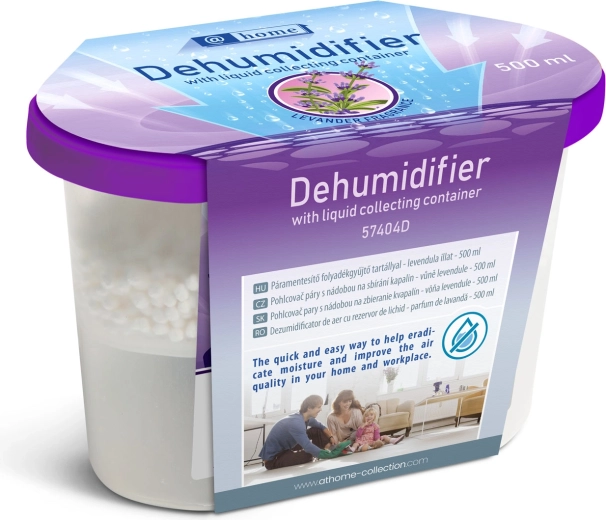 Vochtvanger met opvangbak voor vloeistof, met lavendelgeur, 500 ml