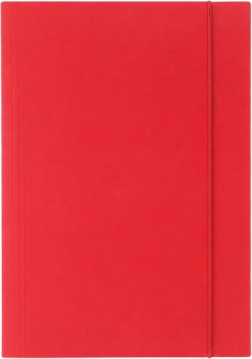 Kartonnen map met elastiek A4+ rood 300 g/m² - 1 stuk