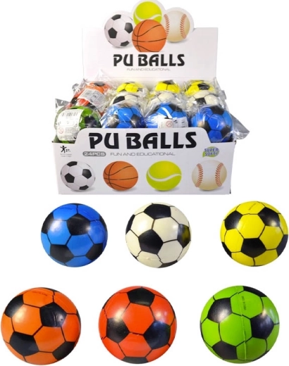 Schuim voetbalballetje 7,5 cm