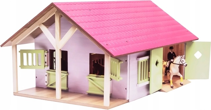 Realistische details zoals in een echte stal