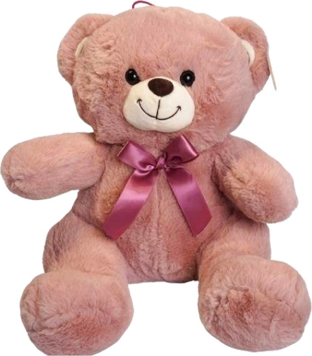 Roze pluchen teddybeer groot