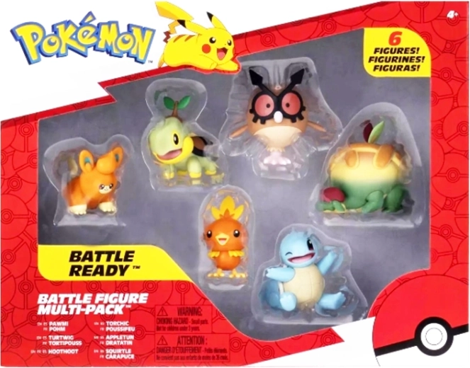Pokémon set van 6 figuurtjes