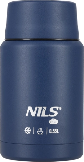 NILS Camp voedselthermos 550 ml blauw