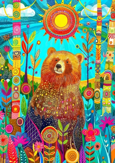 Puzzel Einde van de winterslaap 1000 stukjes