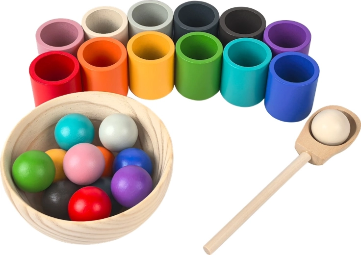 Kleuren sorteren tijdens het spelen