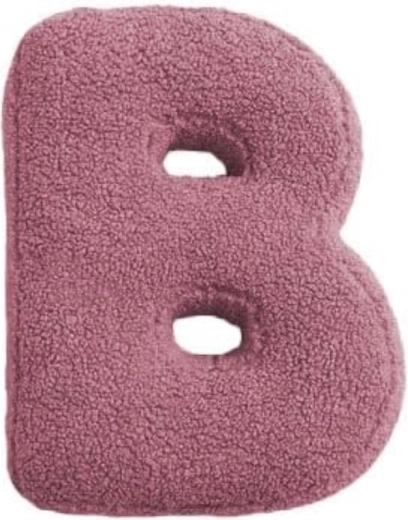 Mealini pluche letter B roze - 1 stuk