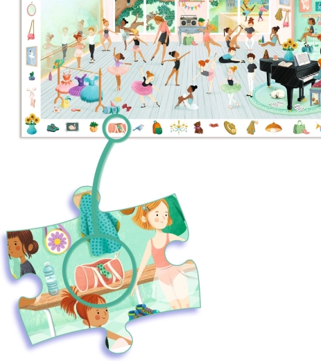 Kleurrijke scène van de balletles