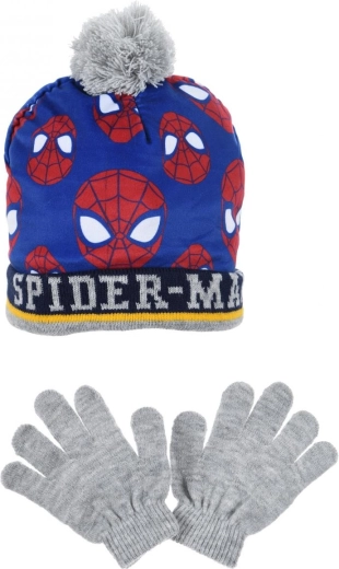 Kinder muts en handschoenen Spiderman