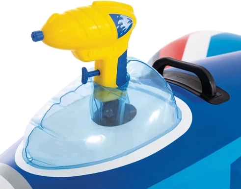 Geïntegreerd waterkanon voor actieve waterpret