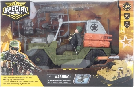 Militaire set met jeep