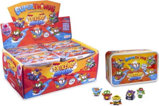 SuperThings figuurset Extreme Riders in een blik