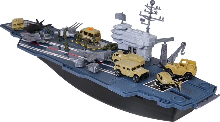 Groot vliegdekschip als speelbasis
