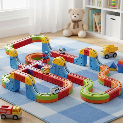 Modulaire kleurrijke bouwset