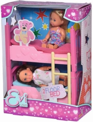 Evi Love popjes met stapelbed