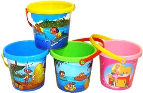 Kleine kinderemmer met afbeelding - 1 stuk