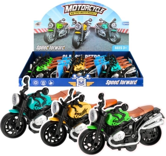 Retro motor – metalen model 13 cm voor kinderen