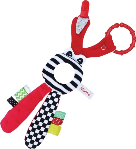 MOMS CARE knuffeldoekje met spiegeltje, rood