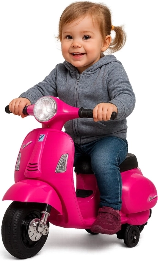 Elektrische kinderscooter Vespa Mini roze