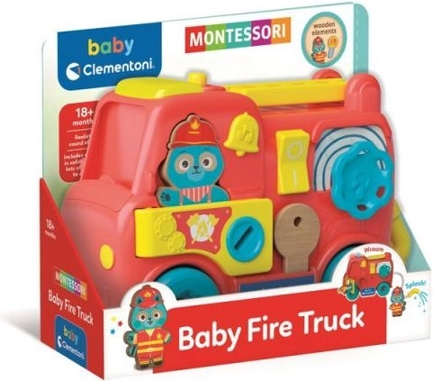 Baby Clementoni Montessori-brandweerauto voor de allerkleinsten