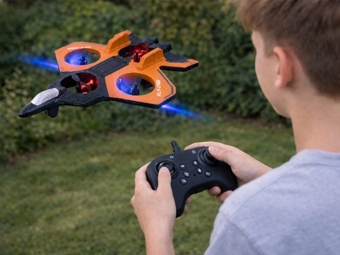 LED-verlichting en 360° acrobatiek