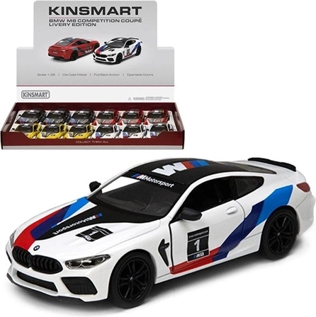 Verzamelmodel BMW M8 Competition Coupé met bestickering