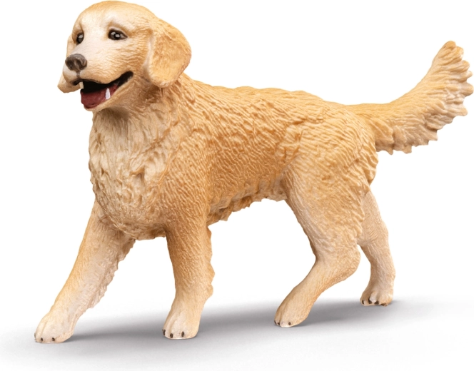Gedetailleerd golden retriever-figuurtje