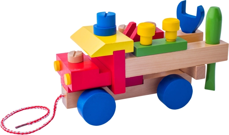 Montageauto voor kinderen