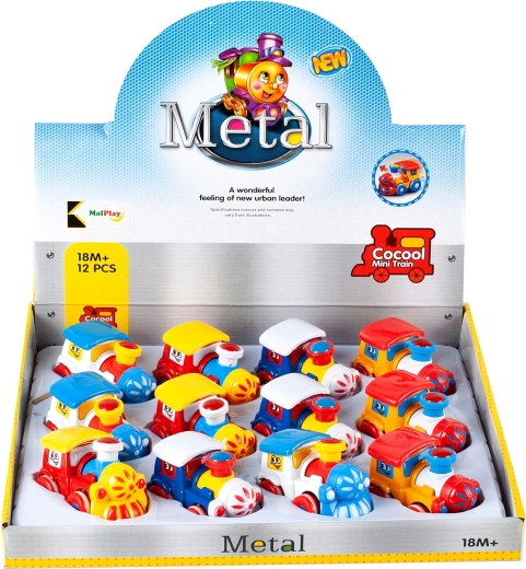 metalen locomotief met aandrijving