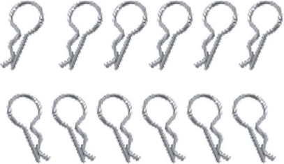 JAMARA carrosserieclips Whelon (12 stuks)